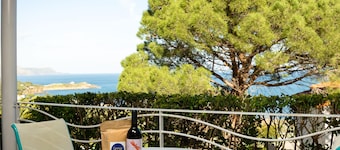 Apartment with garden and private pool for 7-8 people
