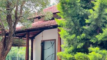 Vue depuis lâhĂ©bergement