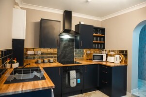 Shared fridge, microwave