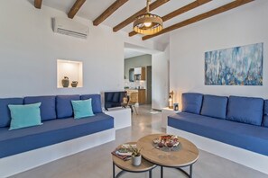 Suite de luxe | Sala d'estar | Televisor intel·ligent 