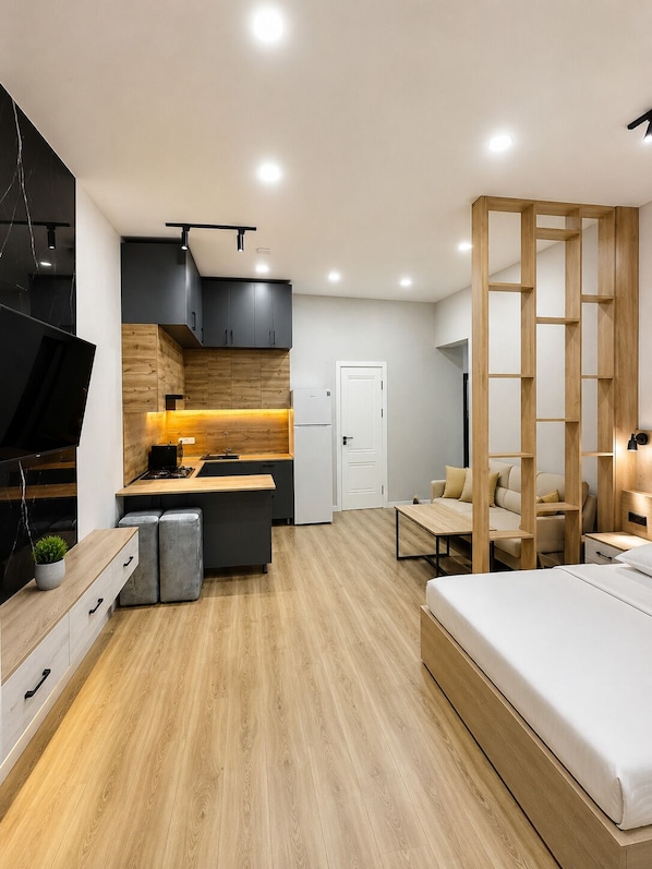 Exclusive Apartment, City View | Premium bedding, Tempur-Pedic beds, individually decorated