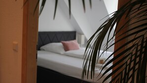 2 soverom, strykejern/-brett, reiseseng for barn og wi-fi (inkludert)