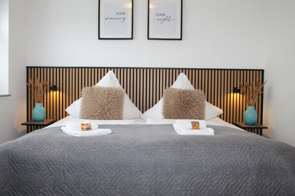 1 makuuhuone, silitysrauta/-lauta, vauvan matkasänky, ilmainen Wi-Fi