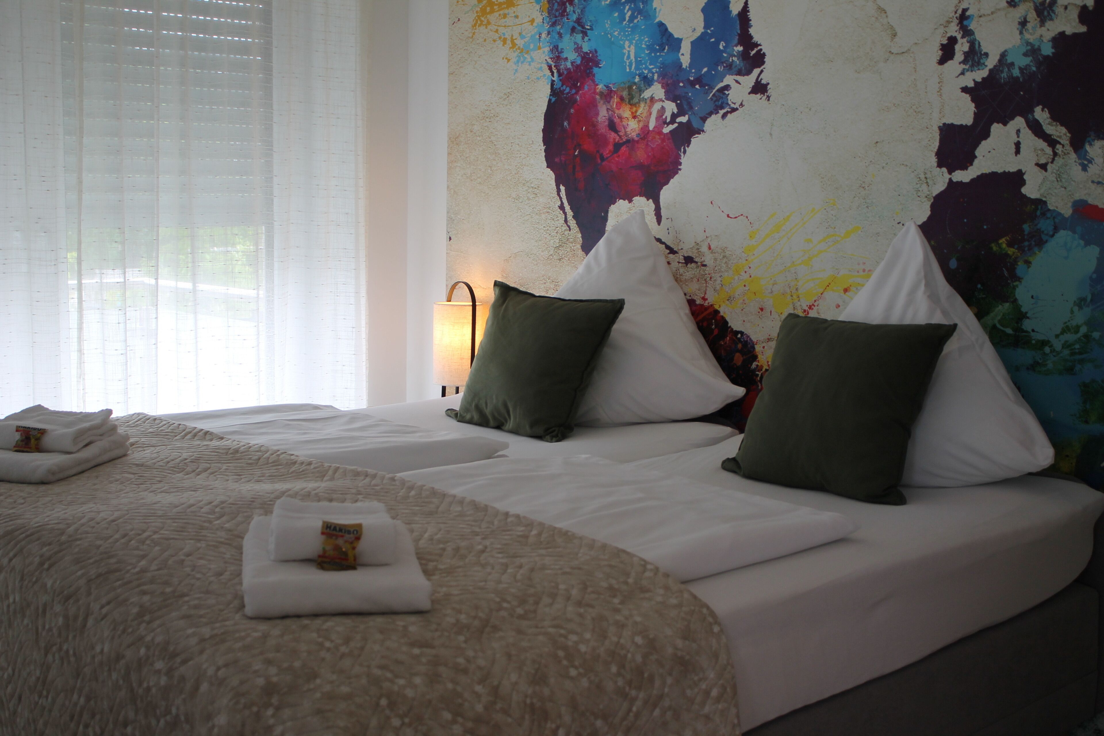 1 bedroom, travel cot, WiFi, bed sheets