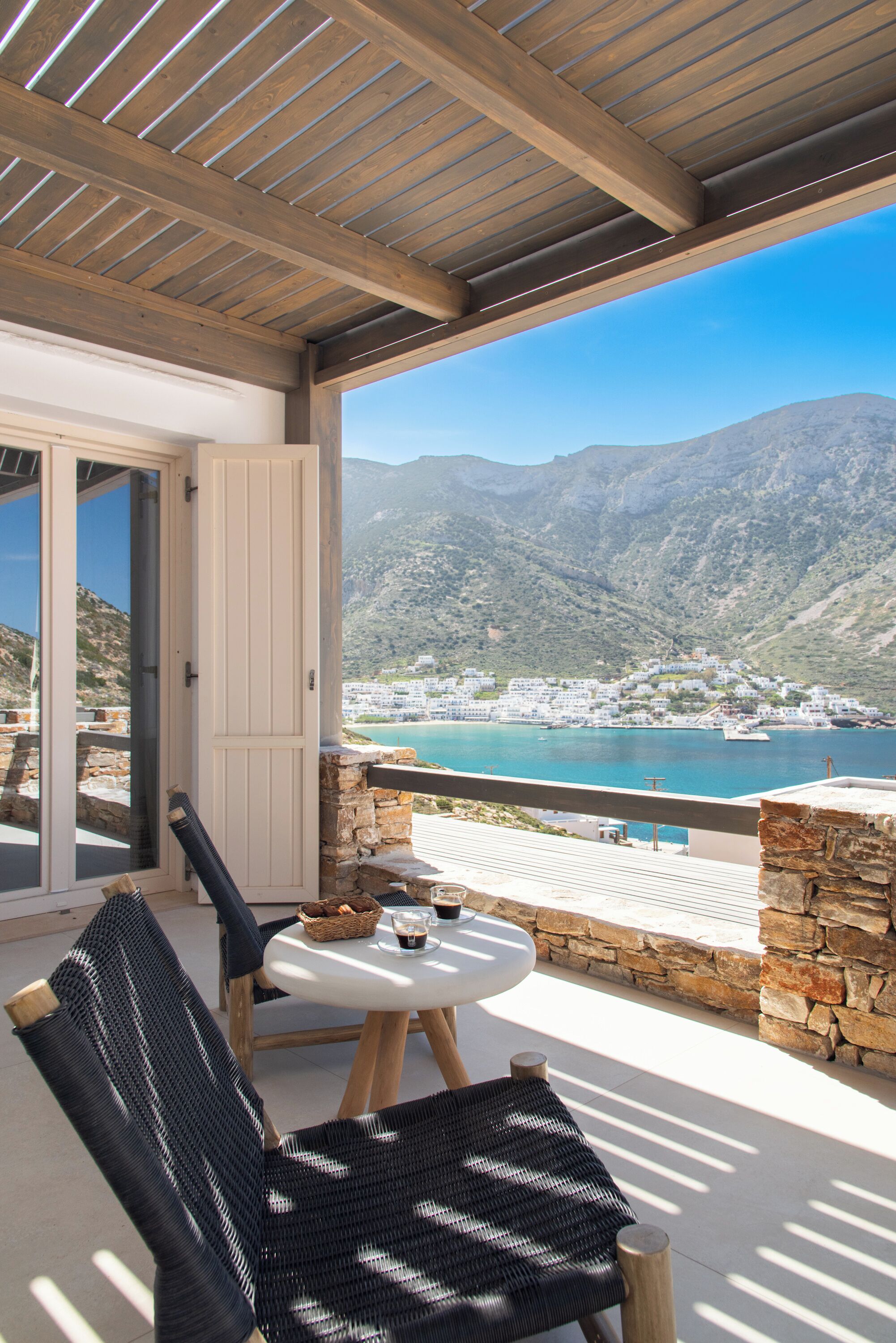 Villa Deluxe, 2 chambres, piscine privée, vue mer | Décoration personnalisée, ameublement personnalisé, rideaux occultants