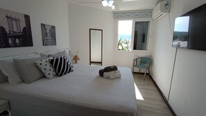 2 habitaciones, tabla de planchar con plancha, wifi y ropa de cama 