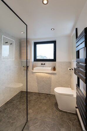Towels, soap, toilet paper