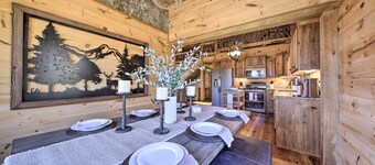 Stunning Escape w/ Loft, Hot Tub + Mtn Views!