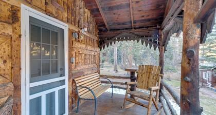 Rustic Log Cabin w/ Studio ~ 5 Mi to Pikes Peak!