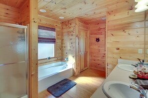 House (4 Bedrooms) | Interior - Riverfront Cabin w/ Wraparound Decks & Fire Pit! (Ellijay)
