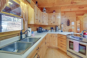 House (4 Bedrooms) | Interior - Riverfront Cabin w/ Wraparound Decks & Fire Pit! (Ellijay)