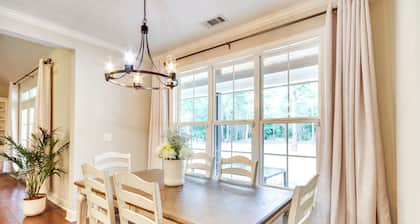 Stylish Hephzibah Home w/ Fire Pit & Theater Room!