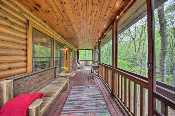 House (2 Bedrooms) | Interior - Peaceful Blue Ridge Cabin w/ Decks & Fire Pit (Blue Ridge)