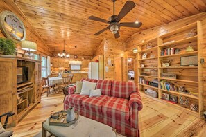 House (2 Bedrooms) | Interior - Peaceful Blue Ridge Cabin w/ Decks & Fire Pit (Blue Ridge)