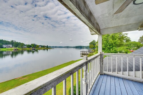 Waterfront Sparta Retreat w/ Dock, Deck & Grill