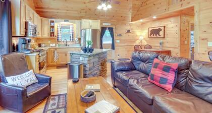 Hot Tub & Game Room: Charming Morganton Cabin!
