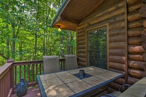 House (3 Bedrooms) | Interior - Hot Tub, Patio + Game Room: Blue Ridge Retreat (Blue Ridge)
