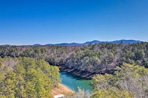 House (3 Bedrooms) | Interior - Hot Tub, Patio + Game Room: Blue Ridge Retreat (Blue Ridge)