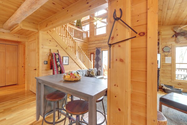 House (3 Bedrooms) | Interior - Hot Tub, Patio + Game Room: Blue Ridge Retreat (Blue Ridge)