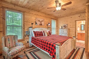 House (1 Bedroom) | Interior - Peaceful Cabin on 3 Private Acres: Deck & Fire Pit (Morganton)