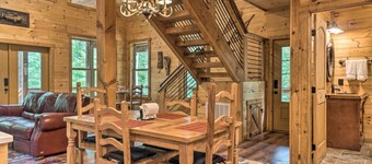Peaceful Cabin on 3 Private Acres: Deck & Fire Pit