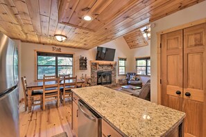 Interior - Spacious Cabin w/ Furnished Deck + Hot Tub! (Blairsville)
