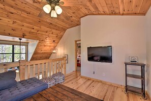 Interior - Spacious Cabin w/ Furnished Deck + Hot Tub! (Blairsville)