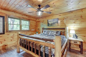 Interior - Pet-friendly Cabin w/ Hot Tub in Mineral Bluff! (Mineral Bluff)