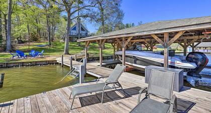 Lakefront Eatonton Home: Boat Dock + Fire Pit