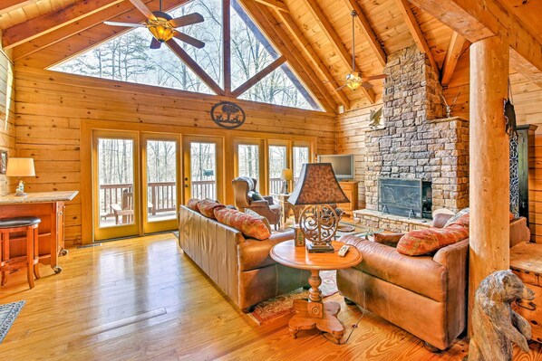 House (4 Bedrooms) | Interior - Lake Hartwell Lodge w/ Dock, Theater + Hot Tub! (Martin)