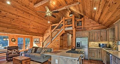 Blue Ridge Mtns Creekside Cabin w/ Hot Tub + Pier!