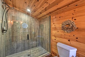 House (1 Bedroom) | Interior - Blue Ridge Mtns Creekside Cabin w/ Hot Tub + Pier! (Blue Ridge)