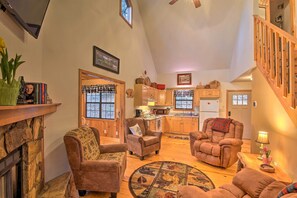 Interior - Modern Cabin w/ Deck in the Blue Ridge Mountains! (Blairsville)