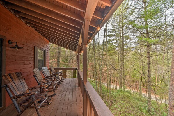 Interior - Modern Cabin w/ Deck in the Blue Ridge Mountains! (Blairsville)