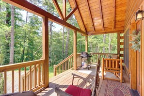 Interior - Cherry Log Couples Cabin Near Hiking & Waterfalls (Cherry Log)