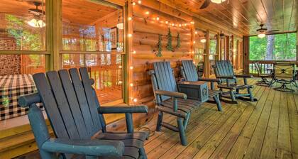 'pinot & Pine' Chic Log Cabin ~ 5 Mi to Blue Ridge