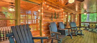 'pinot & Pine' Chic Log Cabin ~ 5 Mi to Blue Ridge