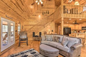 House (3 Bedrooms) | Interior - Cozy Blue Ridge Cabin w/ Sauna & Trail Access! (Blue Ridge)