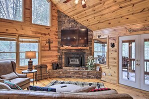 House (3 Bedrooms) | Interior - Cozy Blue Ridge Cabin w/ Sauna & Trail Access! (Blue Ridge)