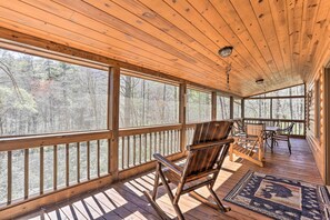 Interior - Cozy Blue Ridge Cabin w/ Sauna & Trail Access! (Blue Ridge)