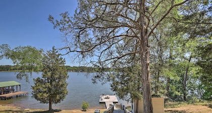 House w/ Dock + Slide Situated on Lake Sinclair!