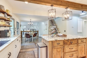 Cottage (2 Bedrooms) | Interior - Deck & Fire Pit Bliss: Mountaintown Creek Cottage! (Ellijay)