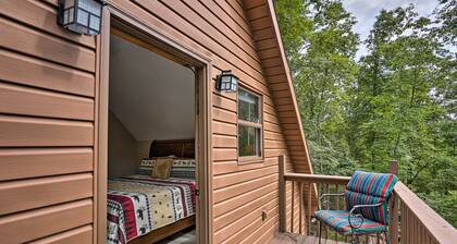 Ellijay Resort Cabin w/ Fire Pit, Decks, & Hot Tub