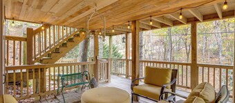 'little Fox Den Ellijay Cabin Rental w/ Hot Tub!