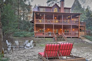 House (5 Bedrooms) | Front of property - Private Cartecay River Home w/ Hot Tub & Game Room (Ellijay)