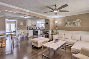 Télévision, cheminée