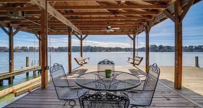 Lake Sinclair Retreat w/ Big Water Views & Dock!