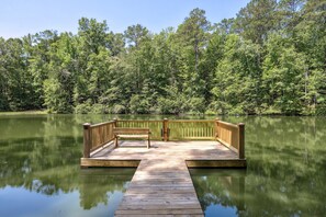 House (2 Bedrooms) | Front of property - Lakefront Hamilton Cabin w/ Dock & Fire Pit! (Hamilton)