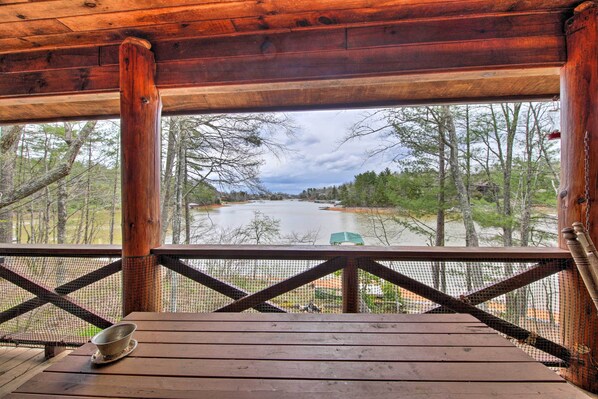 House (2 Bedrooms) | Interior - Lakefront Blairsville Cabin w/ Deck + Dock! (Blairsville)