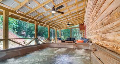 North Georgia Mtn Escape w/ Hot Tub & Games!